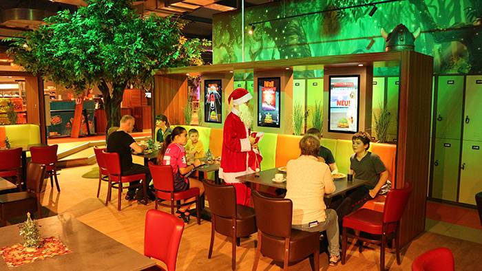 der Weihnachtsmann schaute vorbei