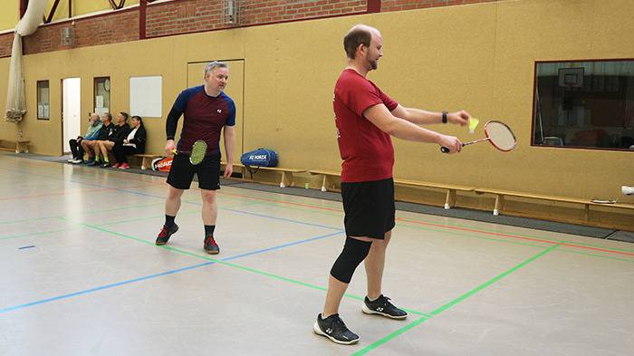 Tobi und Christoph auf dem Spielfeld