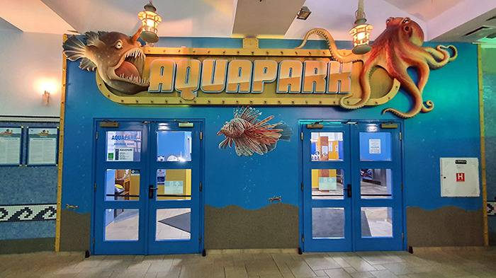 Liberec Babylon Aquapark Eingang