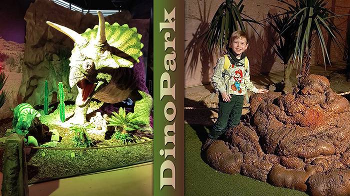 Liberec DinoPark Erik am Dinohaufen