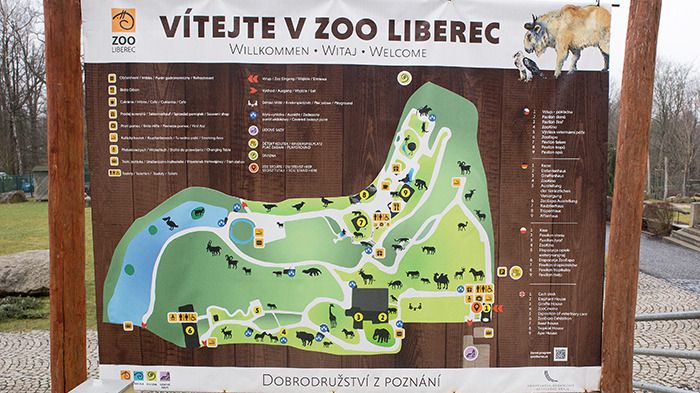 Liberec Zoo Karte