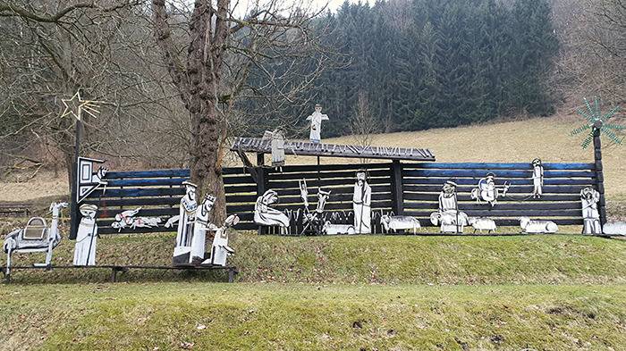 Kryštofovo Údolí Weihnachtskrippe von Josef Jíra