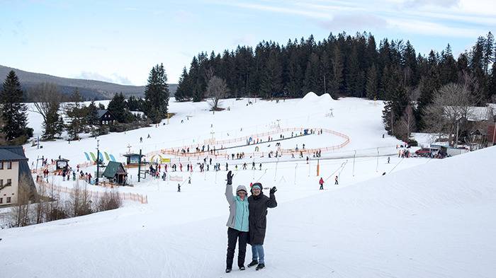 Adrenalin Park: Christel und Inge wanderten die Strecke Spojovací ab
