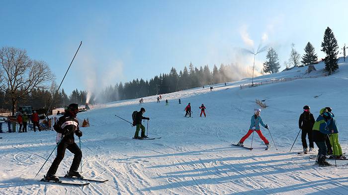 Adrenalin Park (Kampa Arnika): Schneekanonen sorgten für zusätzlichen Schnee