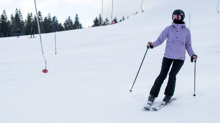 Adrenalin Park: Clara während der Abfahrt