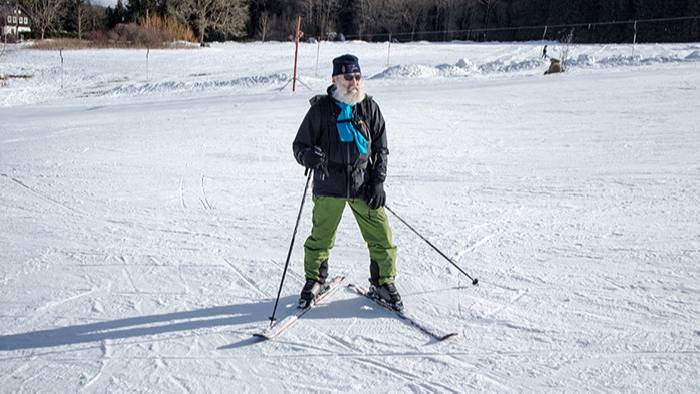 School Park: Gerhard auf der Piste