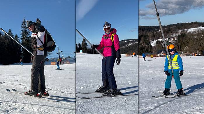 School Park: Peter, Christiane und Erik