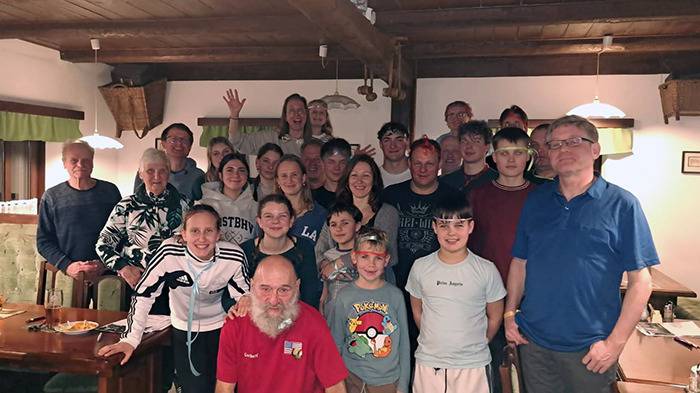 Krimidinner-Abend: Gruppenfoto