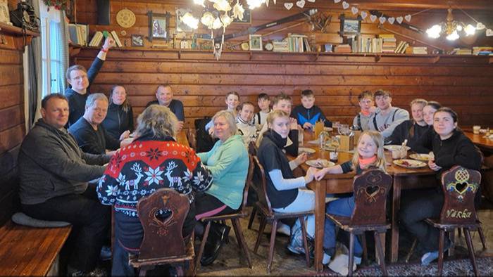 Mittagessen in der Baude