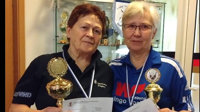 Anita Kochnowski 1. Platz Damen C und Marianne Wilke SVL Seedorf 1. Platz Damen B
