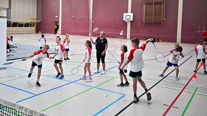Inge mit Talenten auf dem Spielfeld