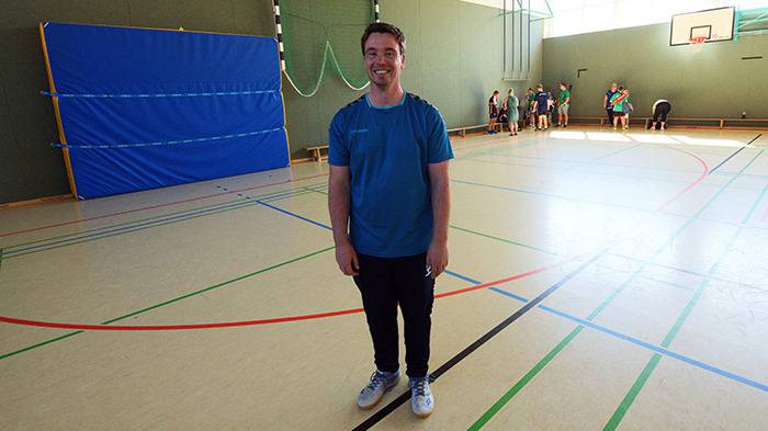 Holger in der Halle