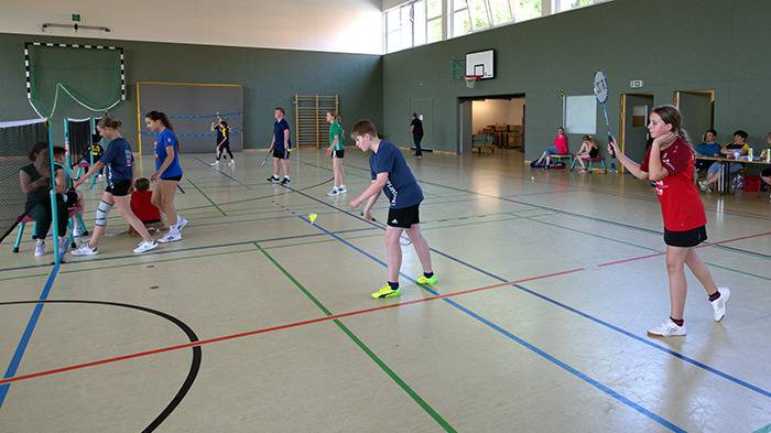 Alex und Fabienne (Parchim) spielten zusammen Mixed