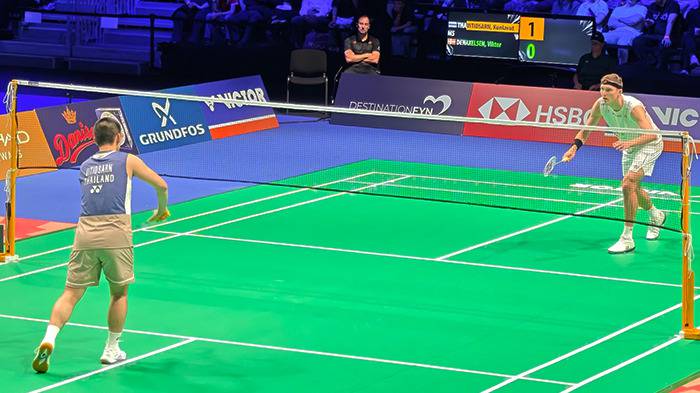 Herren-Einzel: Kunlavut VITIDSARN vs. Viktor AXELSEN