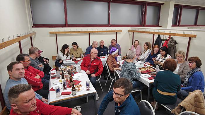 Gruppenbild von Oben