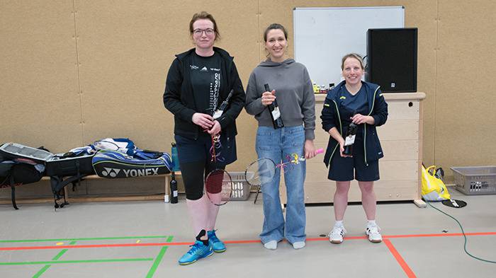 die ersten drei Plätze bei den Frauen