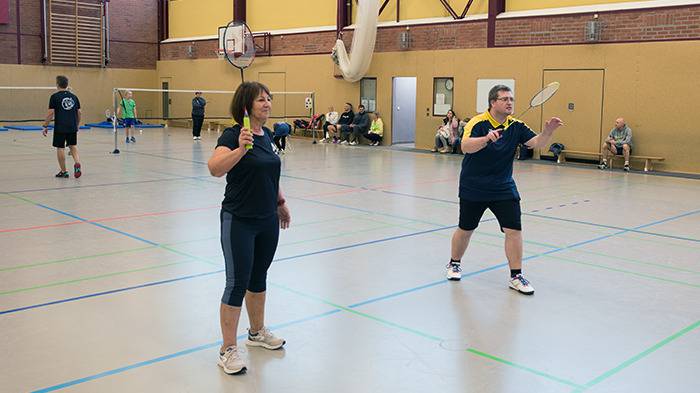 auf dem Feld: Silvia und Benni