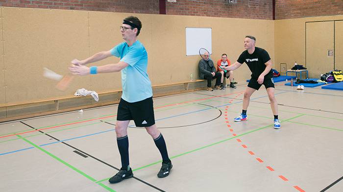 auf dem Feld: Bert und Thomas