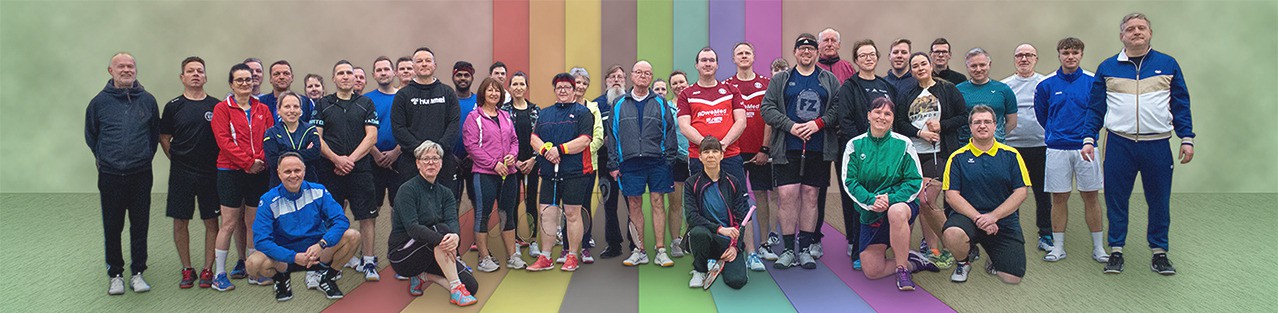 Teilnehmer des Badminton Erwachsenen Schleifchenturnier 17.01.2026