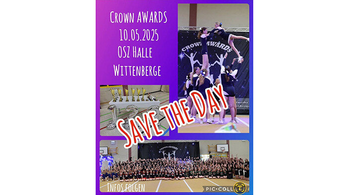 Flyer Crown Awards 2025 Pokale Menschen