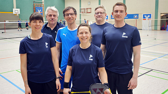 Gruppenbild 4 Männer und 2 Frauen