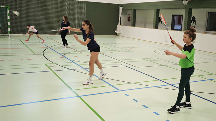 2 Spielerinnen in Aktion