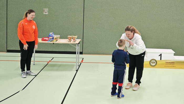 Medaille für den jüngsten Spieler